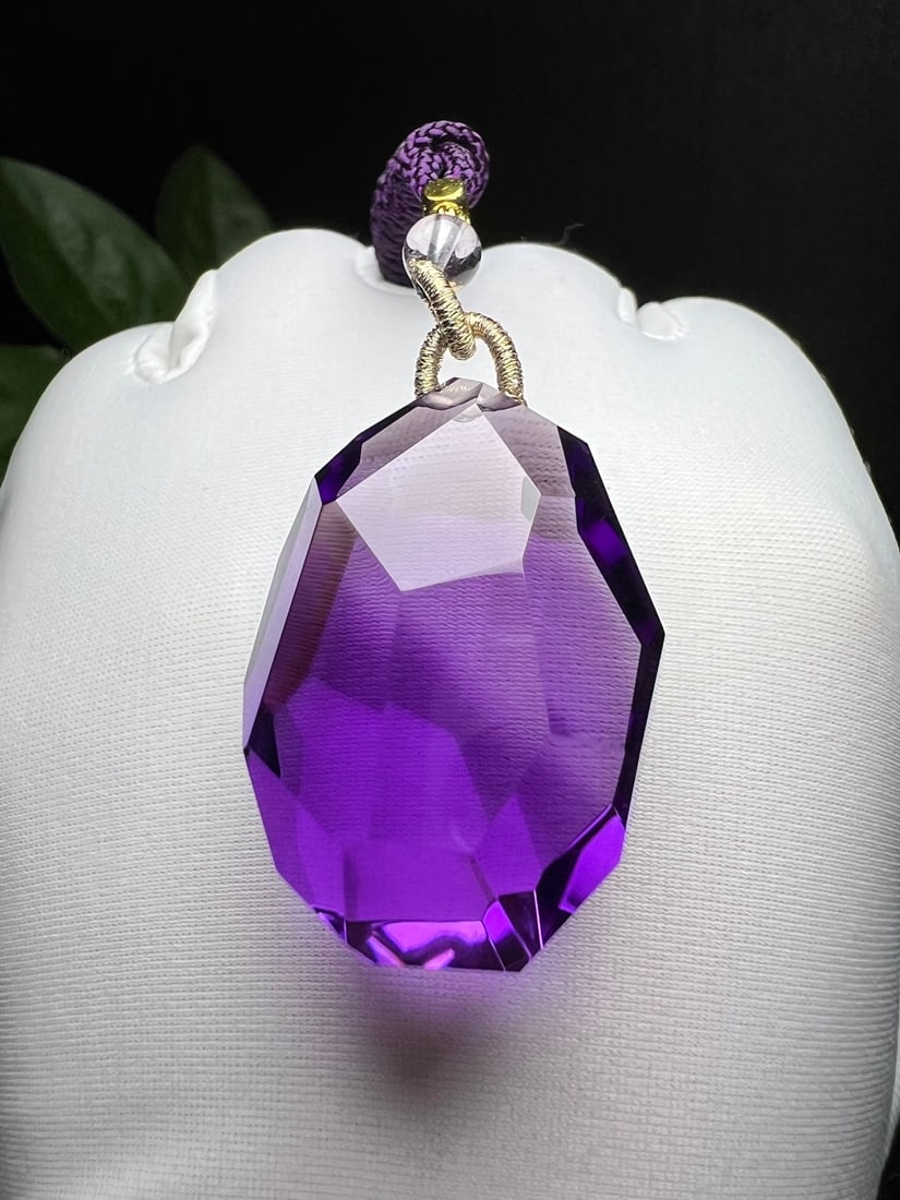 Natural Amethyst Pendant - 4
