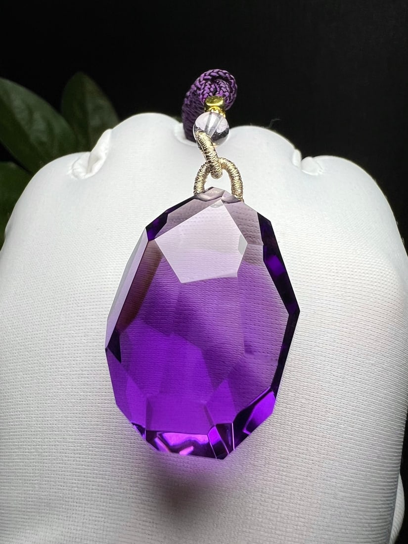 Natural Amethyst Pendant - 5