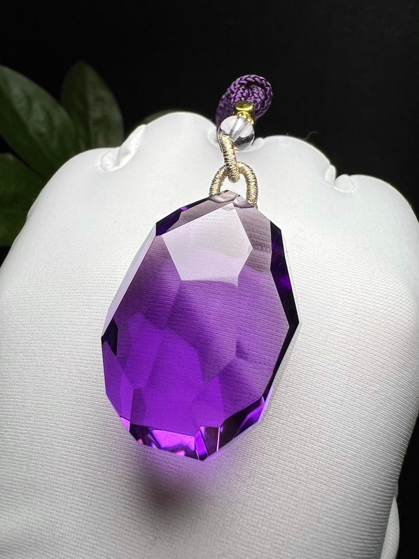 Natural Amethyst Pendant - 6