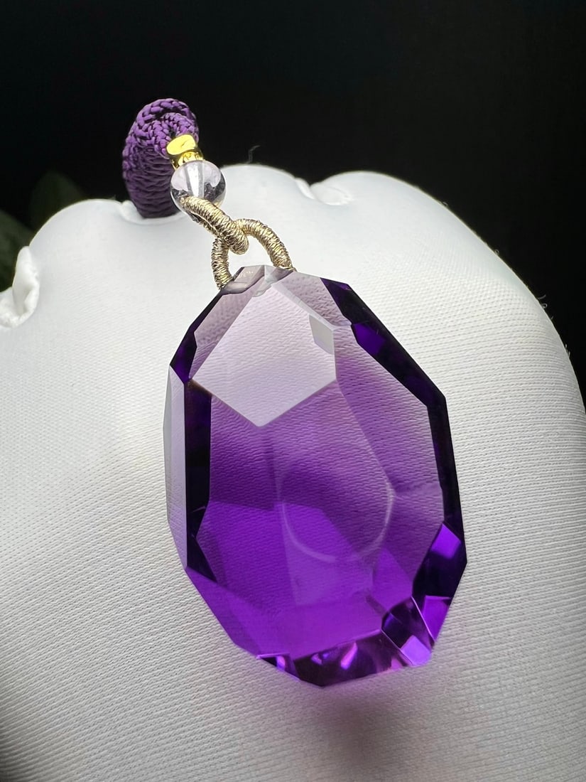 Natural Amethyst Pendant - 7
