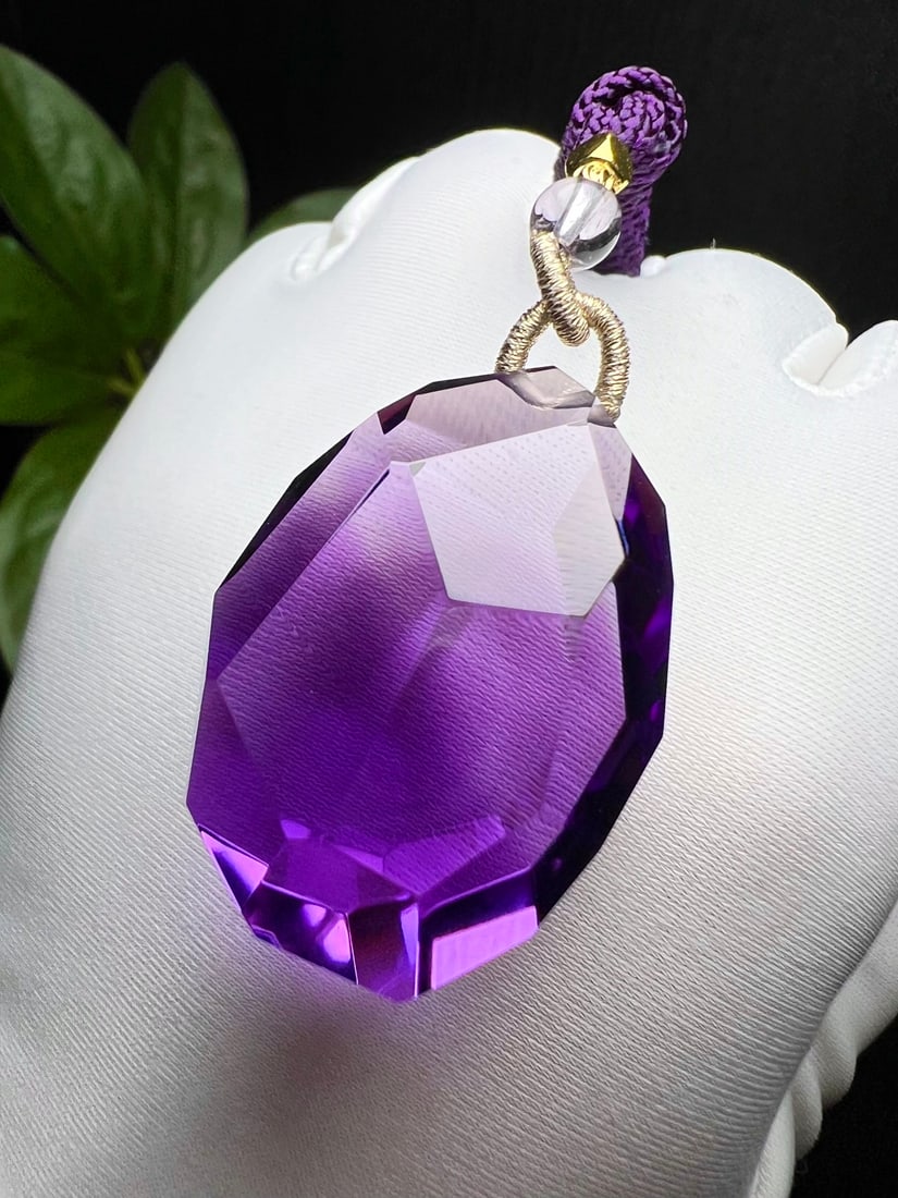 Natural Amethyst Pendant - 8