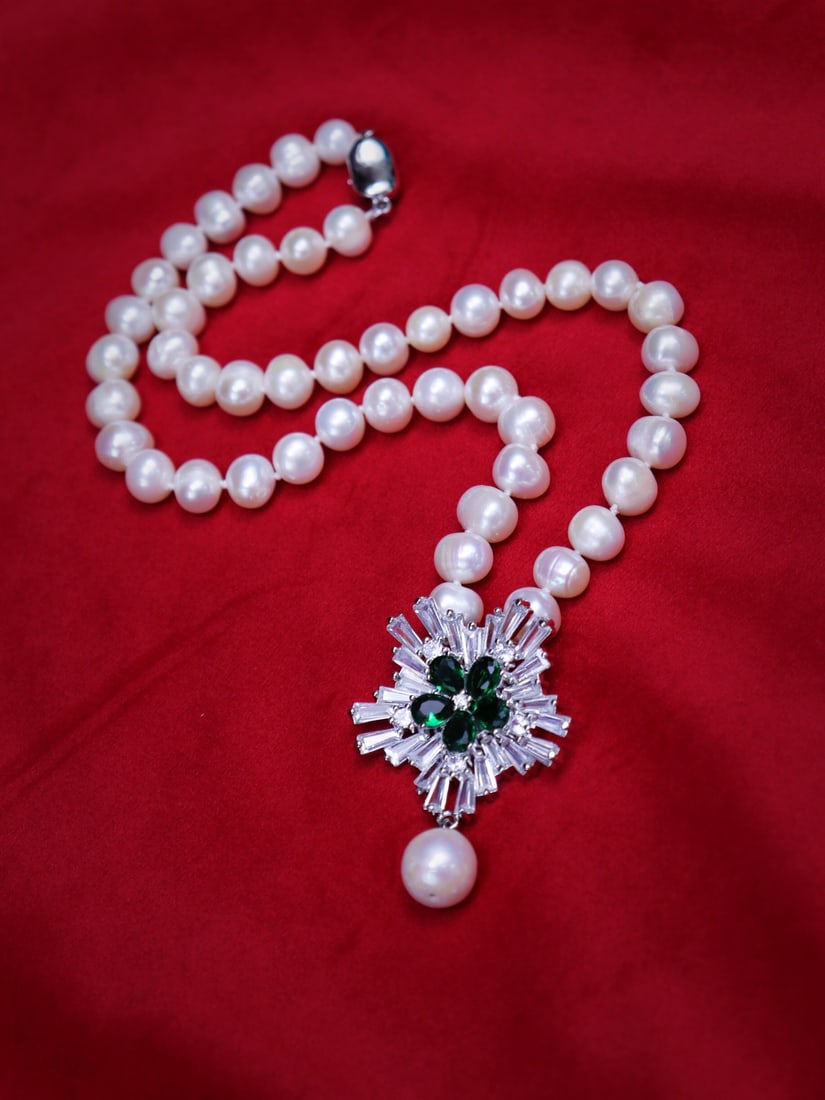 Natural Pearl Necklace - 7