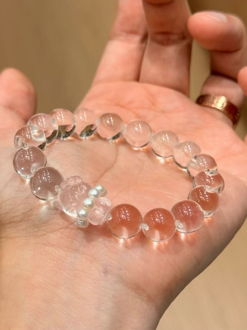 Natural White Water Bead Bracelet - 2