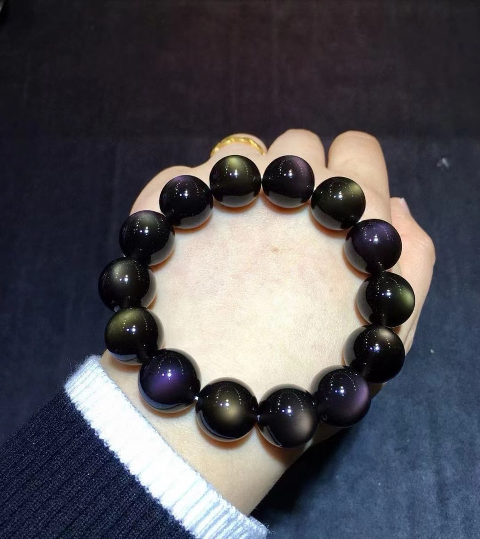Natural Obsidian Bracelet - 3