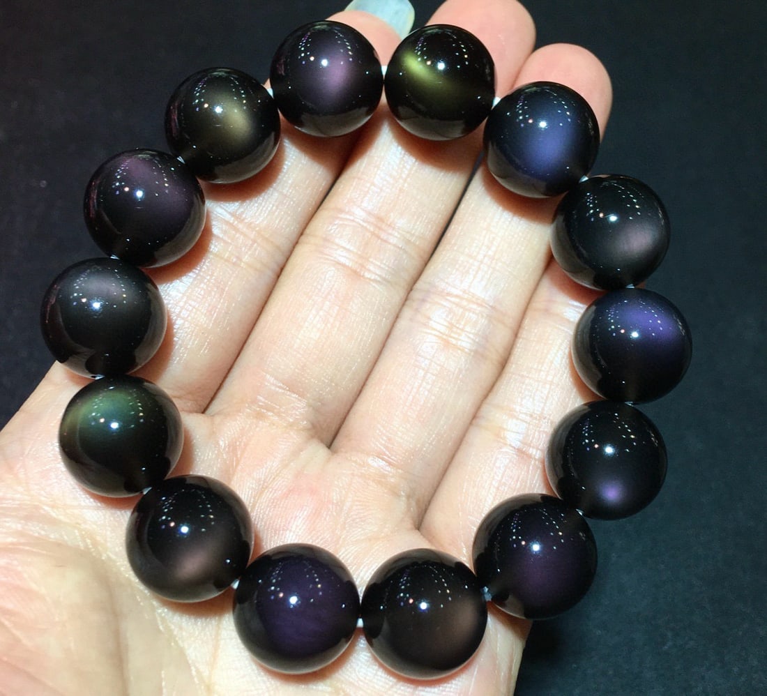 Natural Obsidian Bracelet - 5