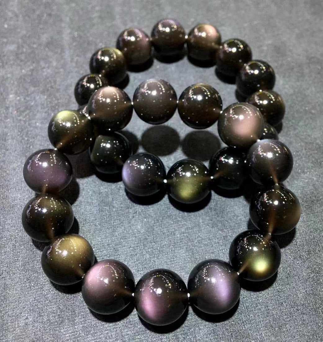 Natural Obsidian Bracelet - 6