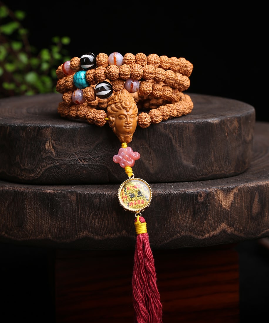 Natural Bodhi Multi-Wrap Bracelet - 3