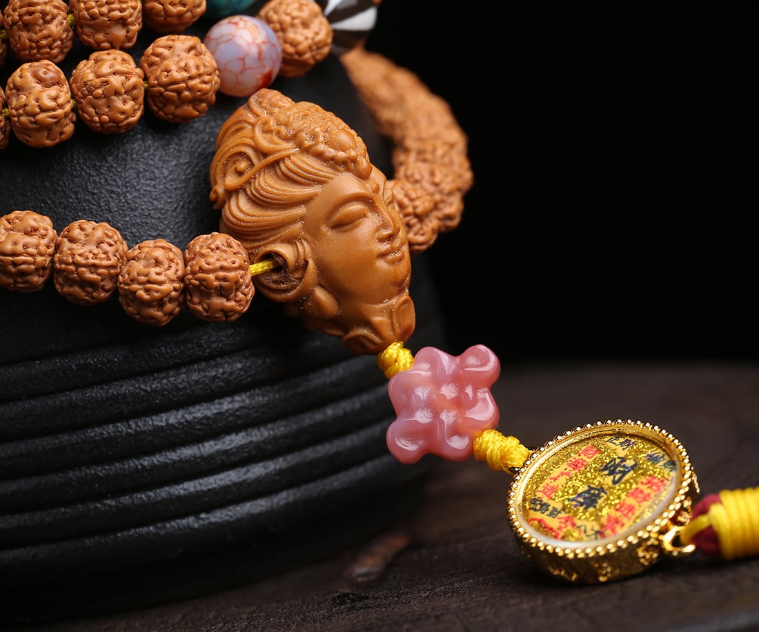Natural Bodhi Multi-Wrap Bracelet - 4
