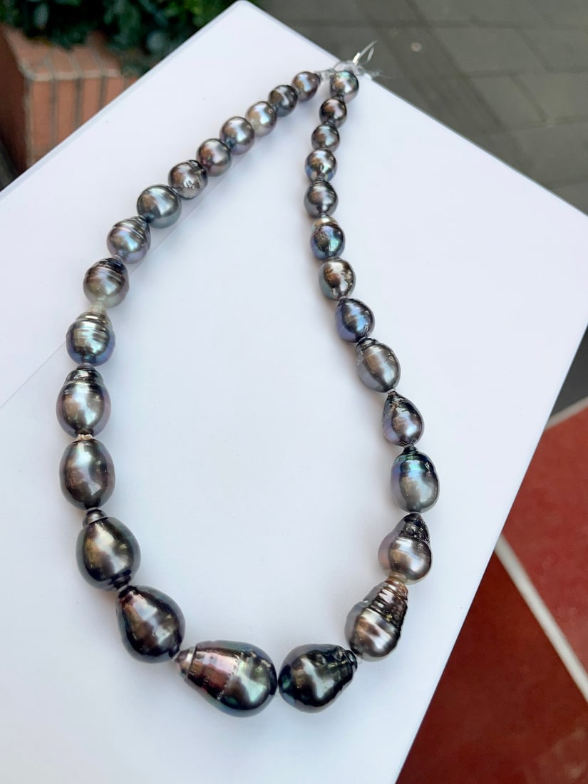 Black Pearl Necklace - 3