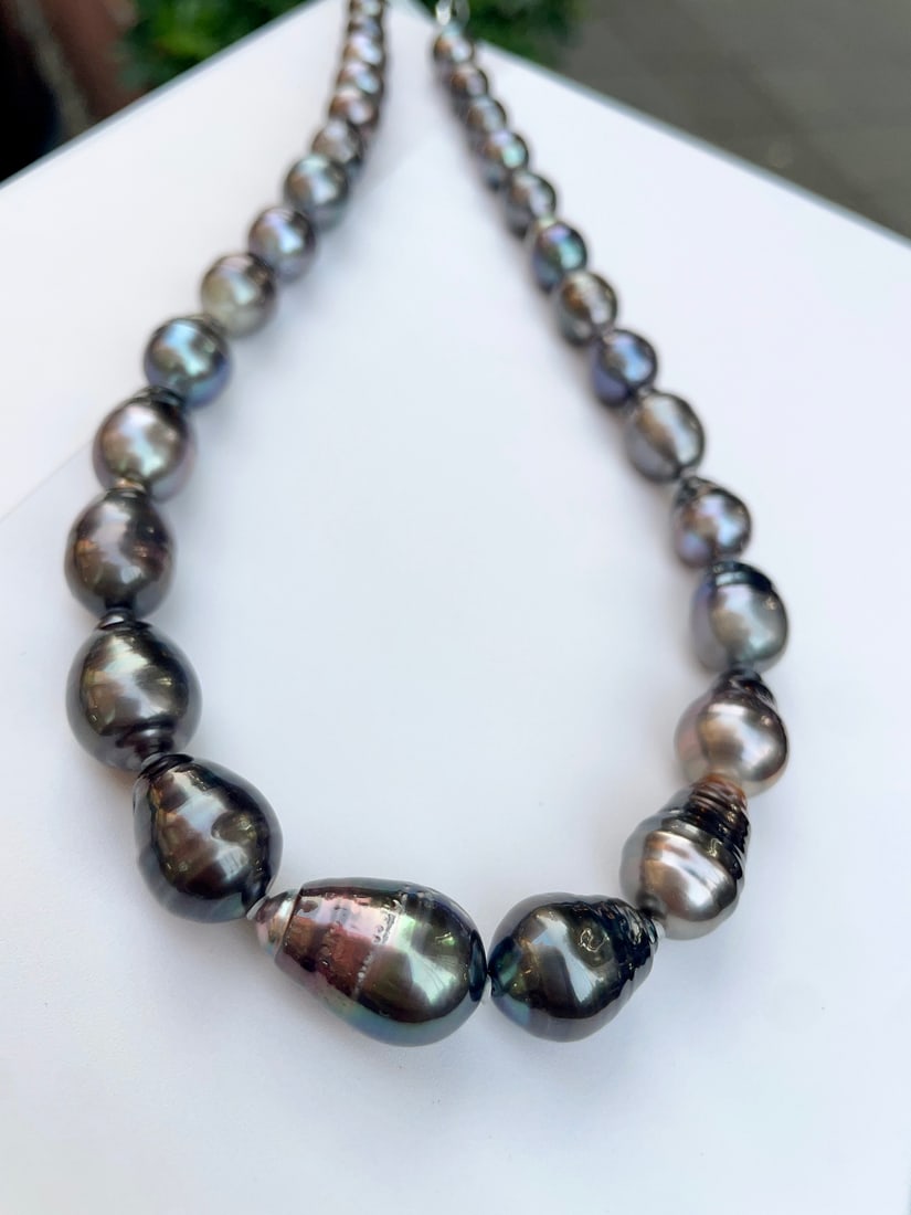 Black Pearl Necklace - 5