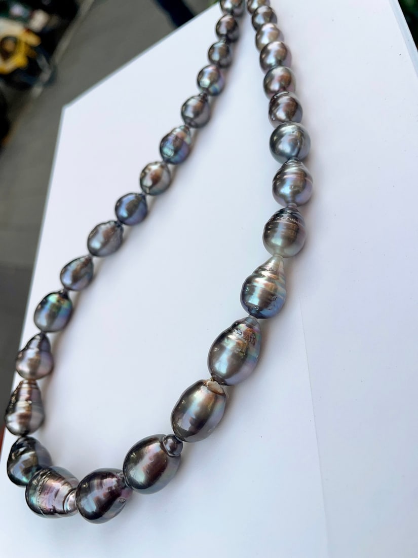Black Pearl Necklace - 6
