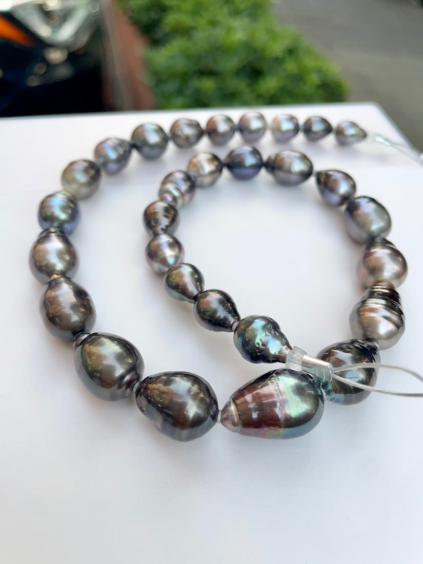 Black Pearl Necklace - 8