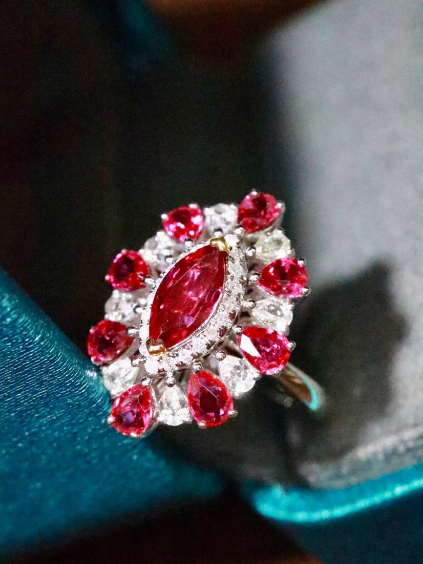 18K Natural Unheated Ruby Ring - 3