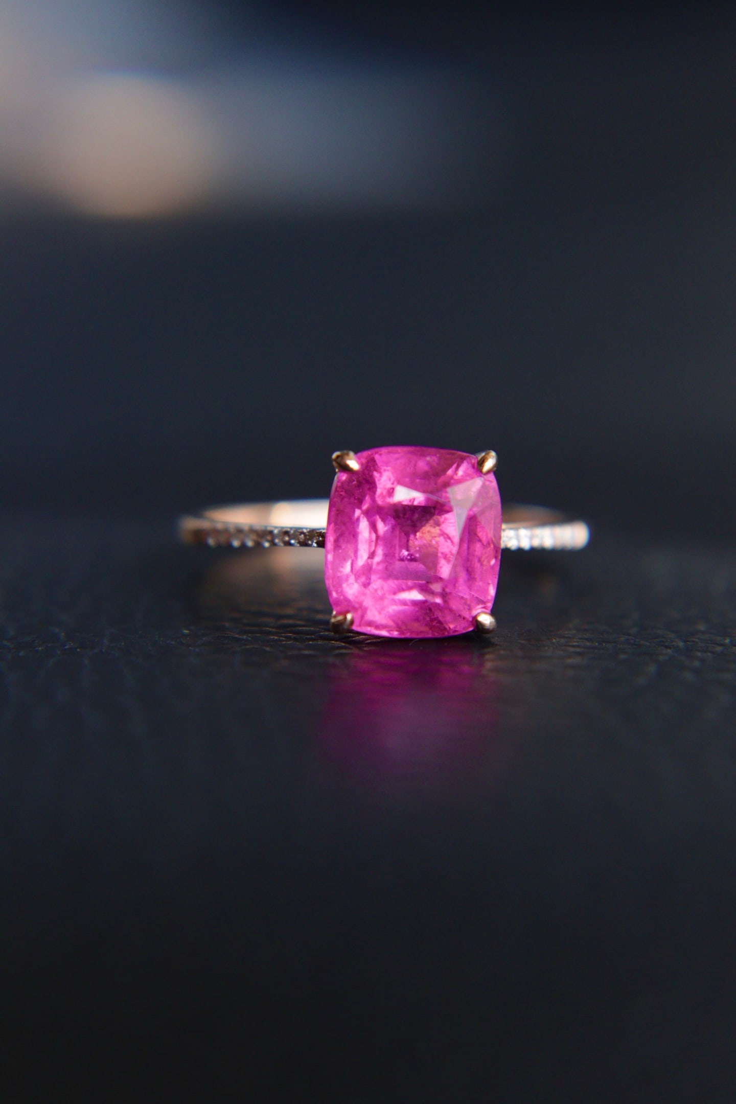 18K Gold Natural Tourmaline Ring - 2