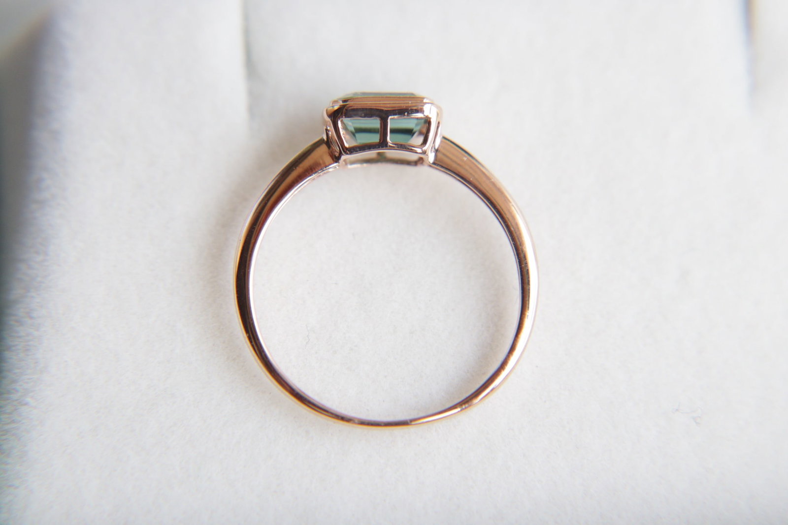 18K Gold Natural Tourmaline Ring - 8