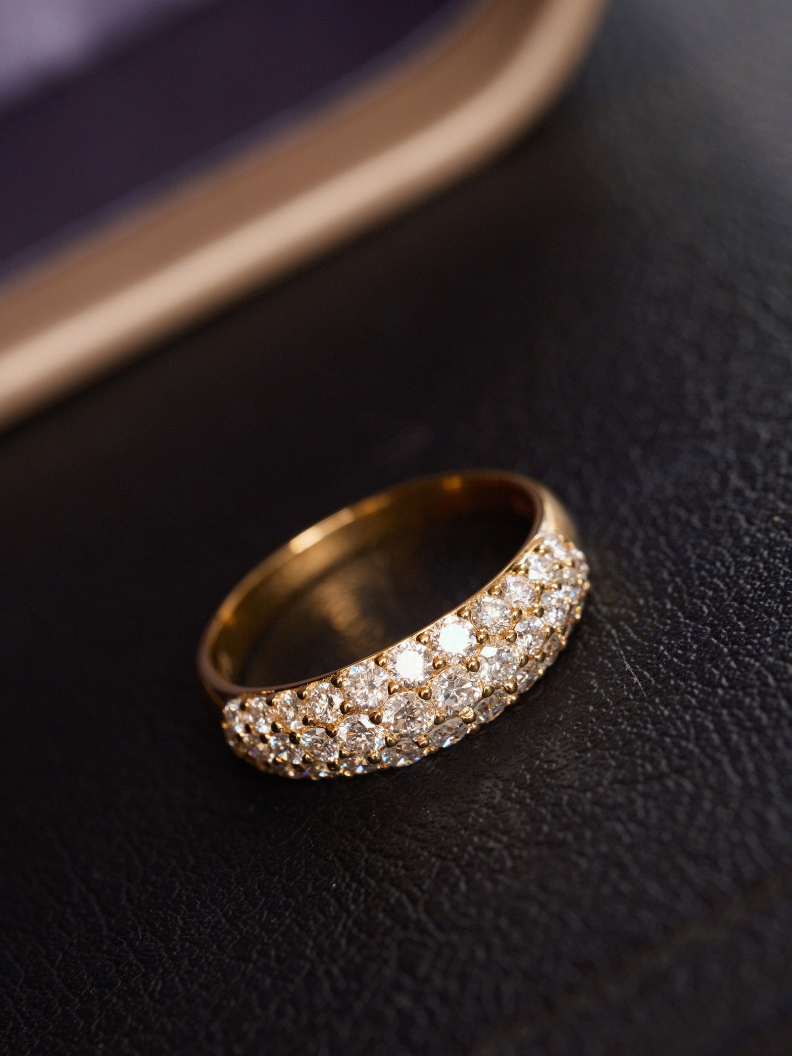 18K Gold Natural Cultivated Diamond Ring - 2