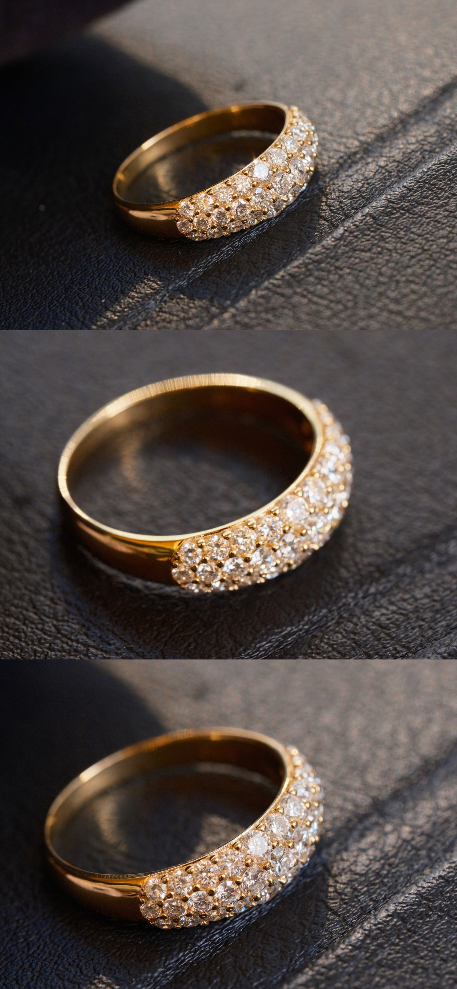 18K Gold Natural Cultivated Diamond Ring - 5