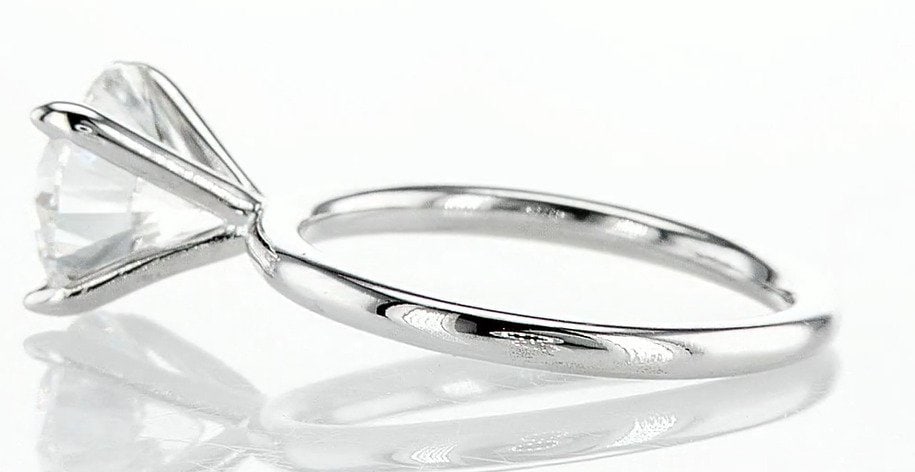 Ring - 14 kt. White gold - 2.00ct. tw. Diamond (Lab-grown) - 2
