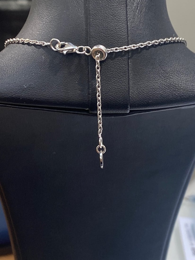 14 kt. White gold - Necklace with pendant - 2.45 ct Diamond - Diamonds - 6