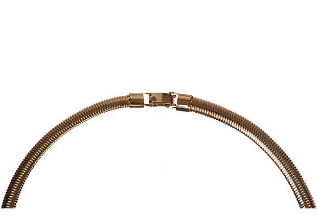 Aztec-Style Snake Chain Bib Necklace - 6