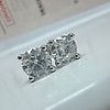 14 kt. White gold - Earrings - 1.84 ct Diamond - Diamonds - 2
