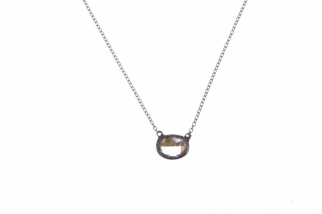Alberto Juan 14 kt Gold Bezel Set Aquamarine Necklace - 4
