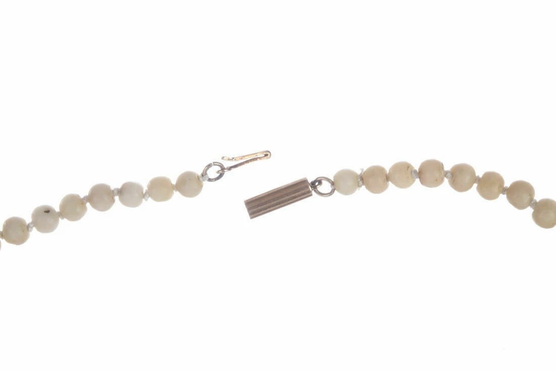 Angel Skin Coral Graduated Bead Necklace - 5