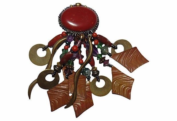 Gemstone Chandelier Earrings - 6