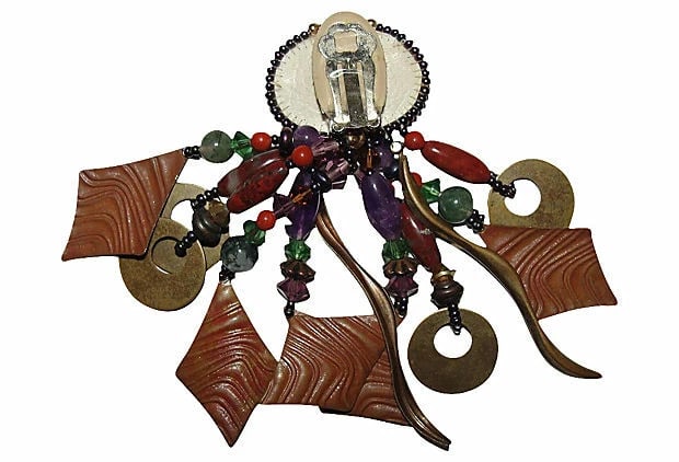Gemstone Chandelier Earrings - 7