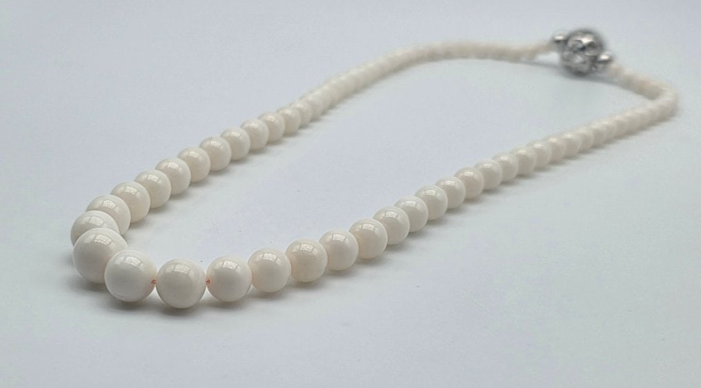 Misu coral necklace, 5 to 10 mm, - 3