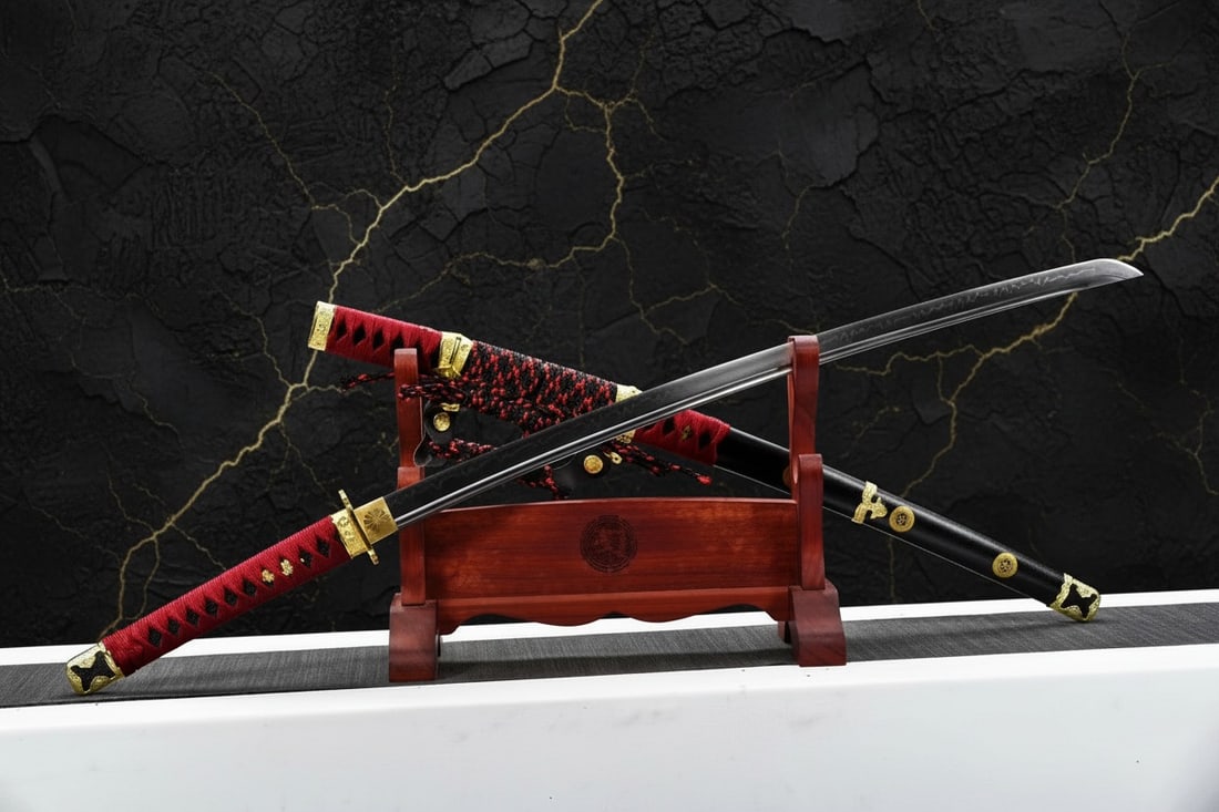 Hand-Forged T10 Steel Clay Tempered Sharp Samurai Sword Real Hamon Tachi - 7