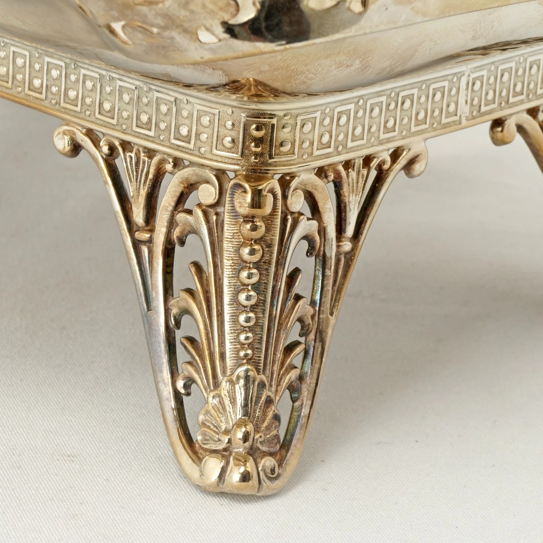 James Tufts Victorian Silver Plate Cake Basket - 9