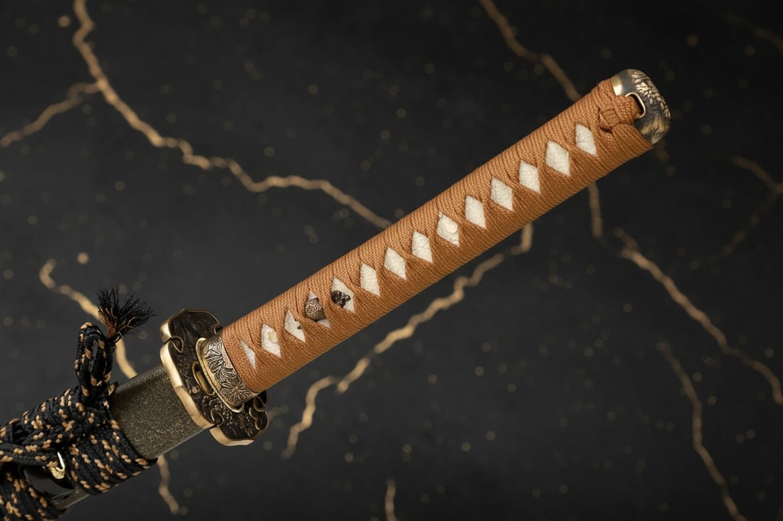Hand-Forged L6 Steel Katana, Clay Tempered Full Tang Japanese Samurai Sword - 6