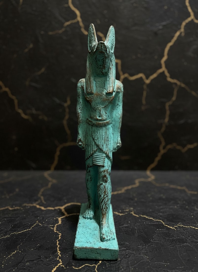 Ancient Egyptian Anubis Deity Figure Mythology Death God Statue Ornament - 5
