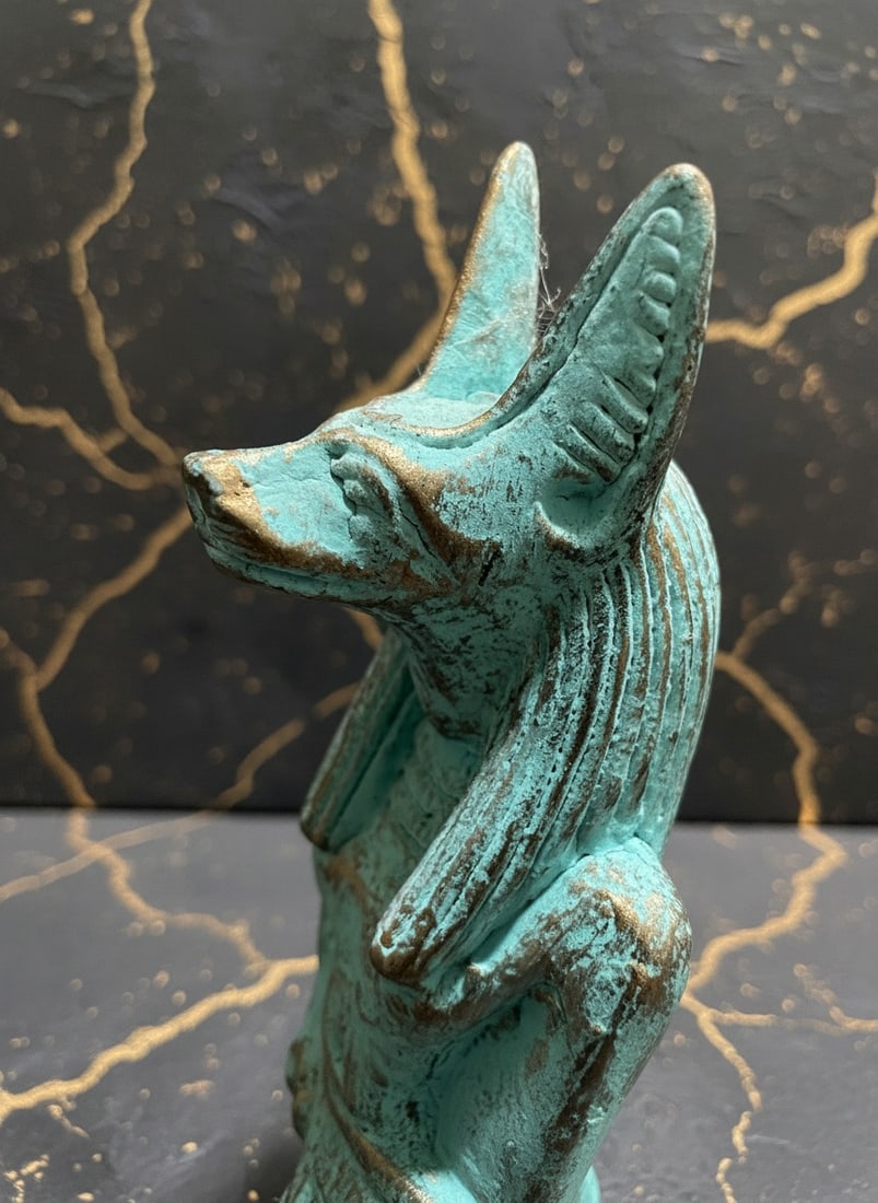 Ancient Egyptian Anubis Deity Figure Mythology Death God Statue Ornament - 8