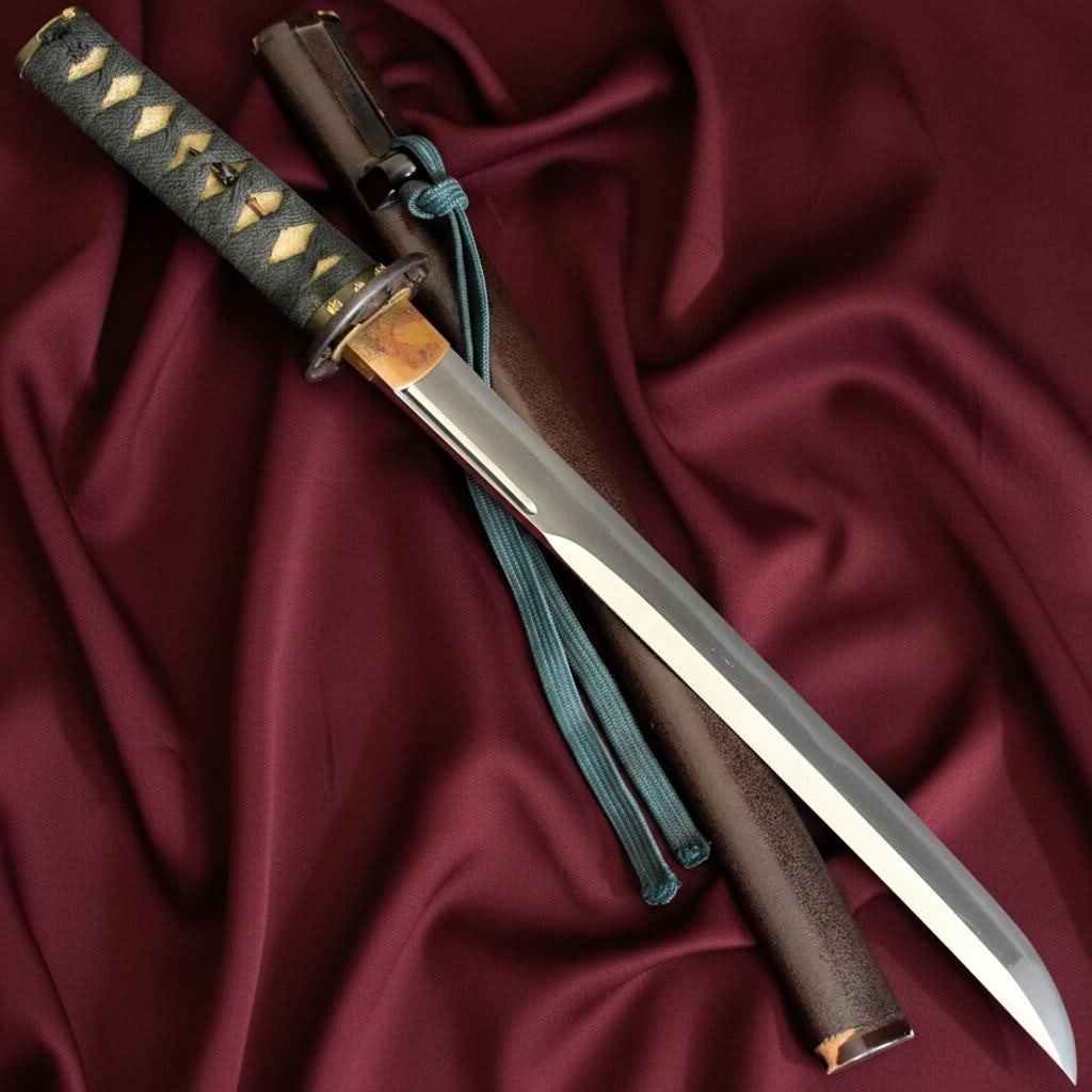 Antique Japanese Wakizashi Sword in Koshirae, NTHK Certified Echizen Seki, Edo Era - 3