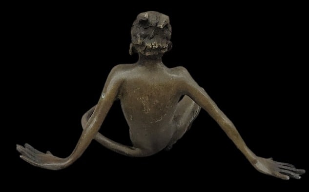 Hand-Finished Bronze Satyr Figurine Mythical Demon Statue Greek Art Decor - 2
