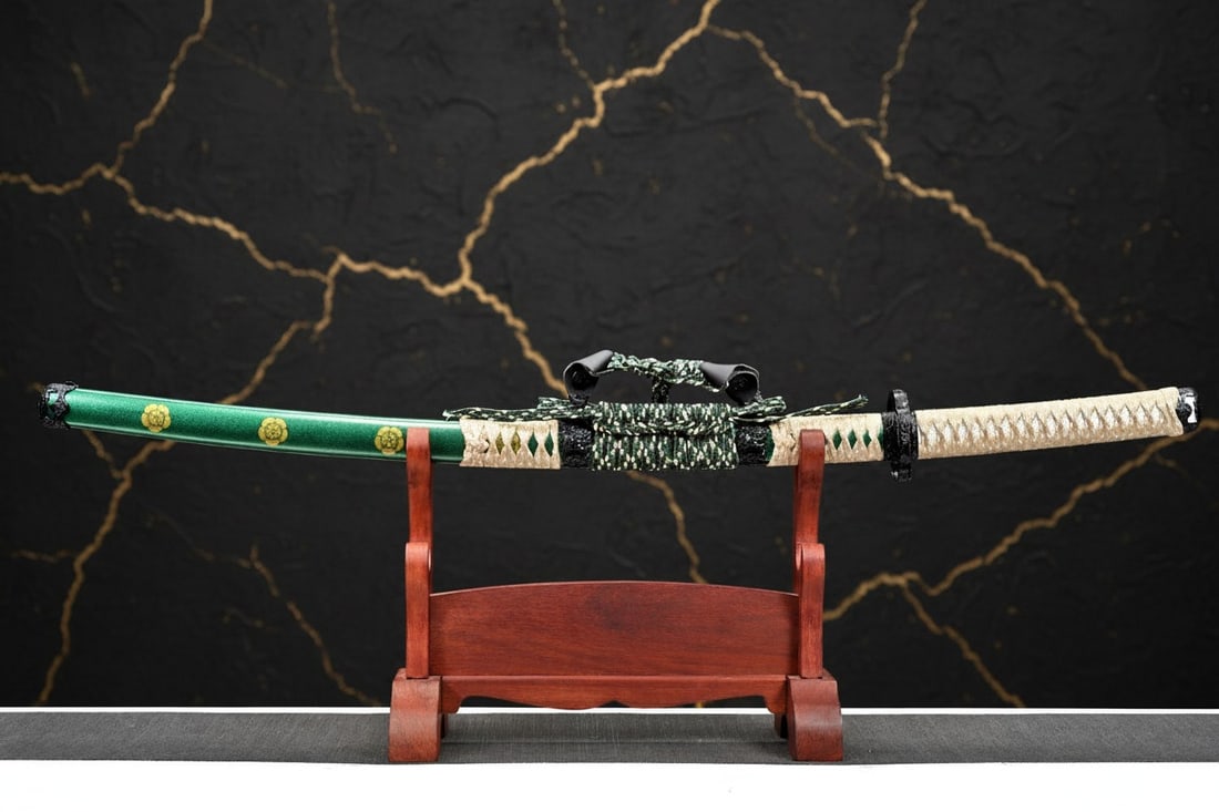 40" Clay Tempered T10 Steel Samurai Tachi Sharp Japanese Blade Sword - 2