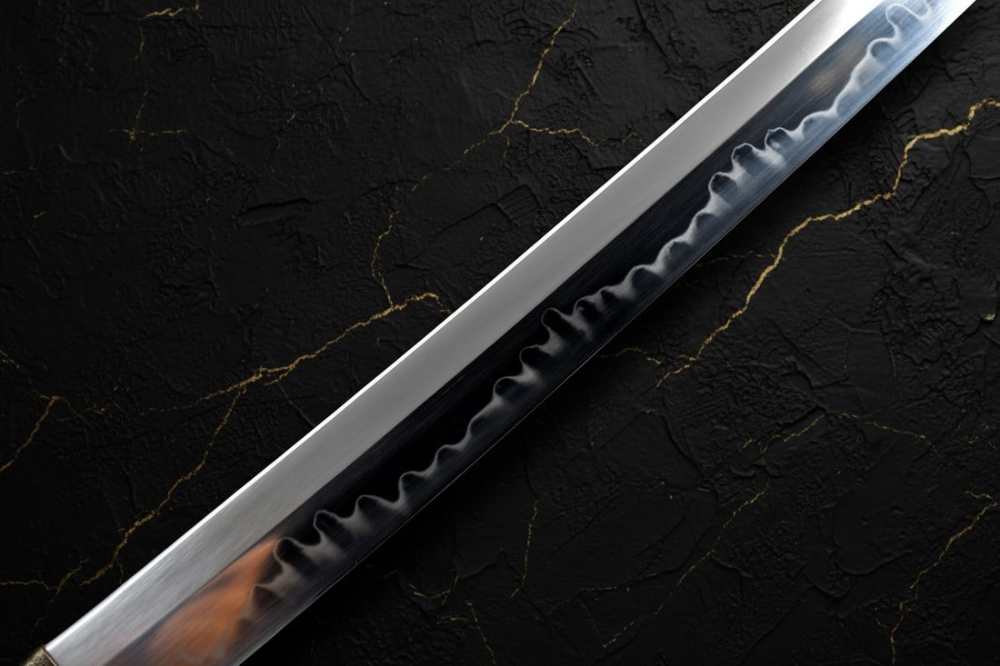 40" Clay Tempered T10 Steel Samurai Tachi Sharp Japanese Blade Sword - 5