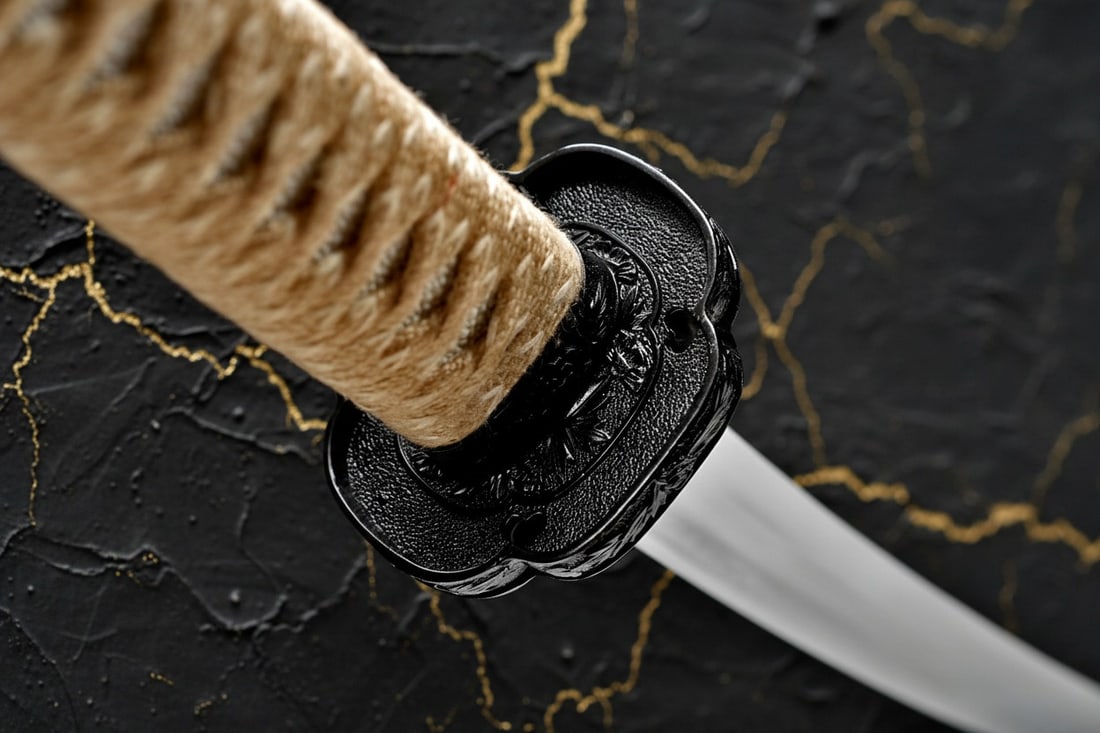 40" Clay Tempered T10 Steel Samurai Tachi Sharp Japanese Blade Sword - 7