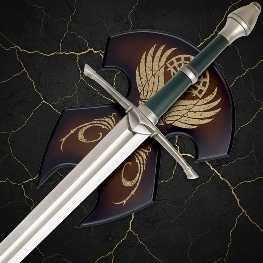 47" Ranger Longsword Medieval Fantasy Steel Prop Weapon Aragorn Cosplay - 2