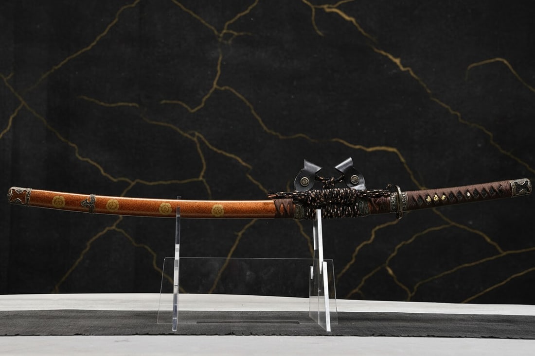 Hand-Forged T10 Clay Tempered Japanese Samurai Tachi Full Tang Sharp Sword - 3