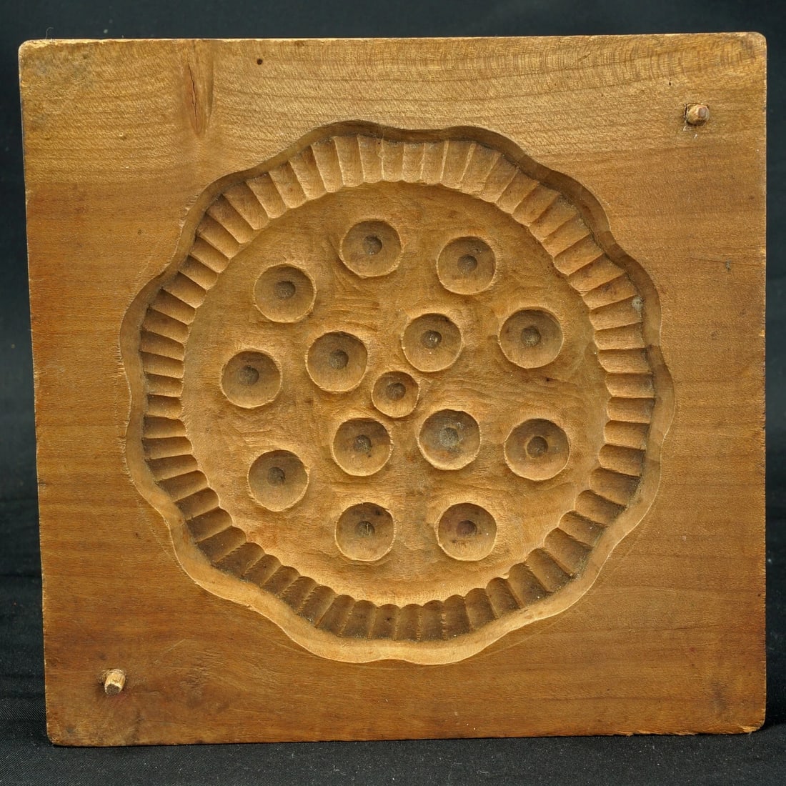 Vintage Japanese Kashigata Bean Paste Mold - 3