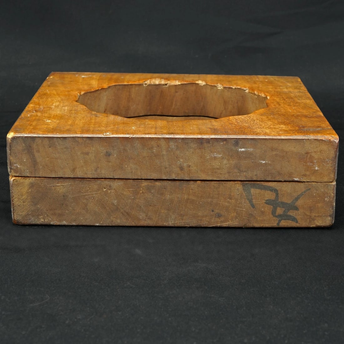 Vintage Japanese Kashigata Bean Paste Mold - 5