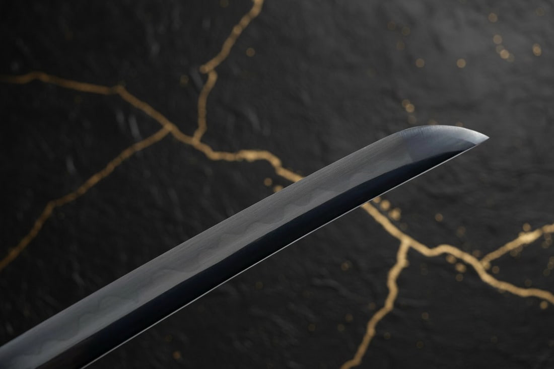 Battle Ready T10 Steel Katana, Sharp Full Tang Japanese Samurai Sword Black - 9