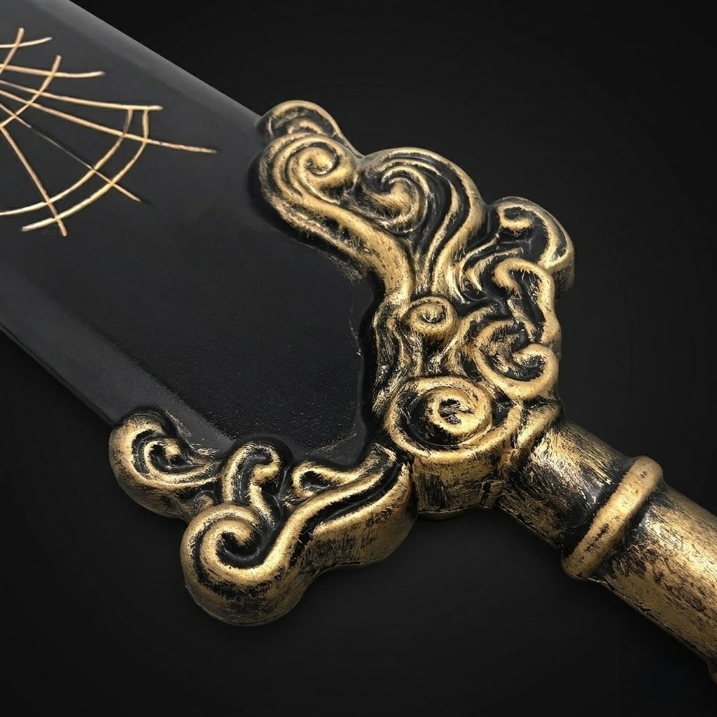 41" Fantasy Foam Greatsword Prop - Large Medieval Cosplay Weapon for Display - 4