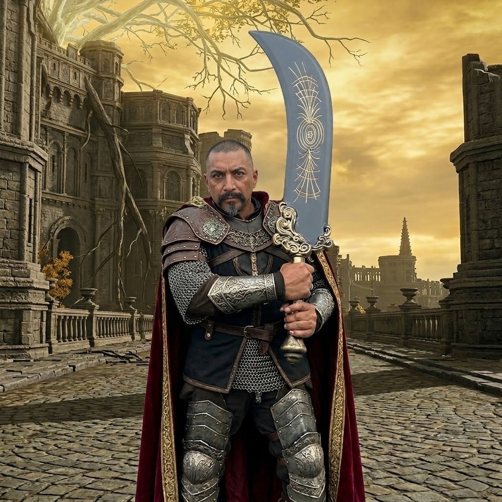 41" Fantasy Foam Greatsword Prop - Large Medieval Cosplay Weapon for Display - 8