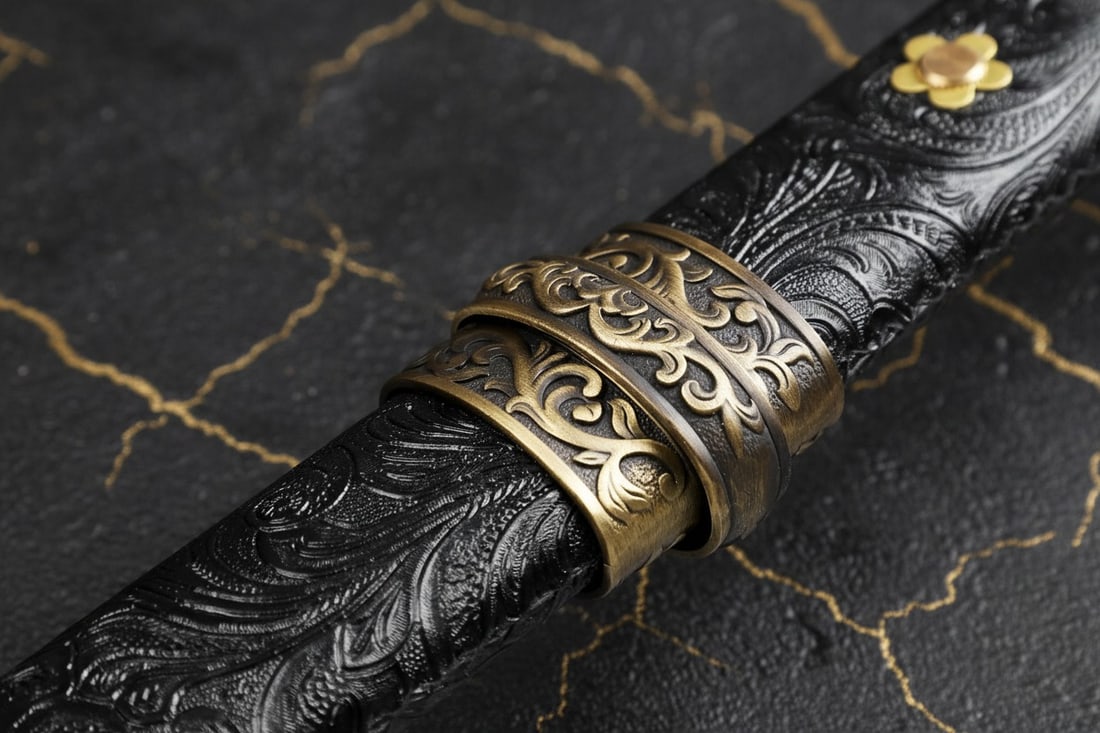 Sharp Hand-Forged Full Tang Carbon Steel Samurai Katana Battle Sword - 2