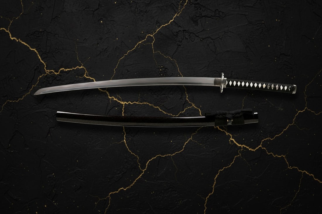 Hand-Forged T10 Carbon Steel Japanese Katana Clay Tempered Full Tang Sharp - 7