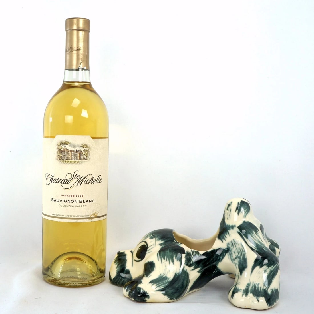 Vintage Ceramic Puppy Planter N.S. Co. 1950's - 2